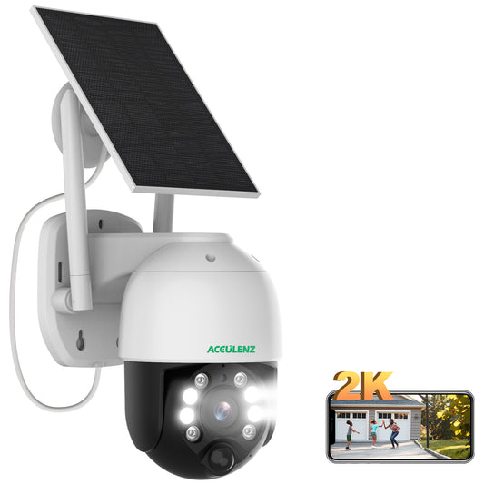 Acculenz BD4 4MP Solar Security Cameras Wireless Outdoor